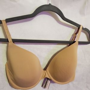 Nude Colored Victoria's Secret Uplift Semi Demi Bra 32DD/ 32E